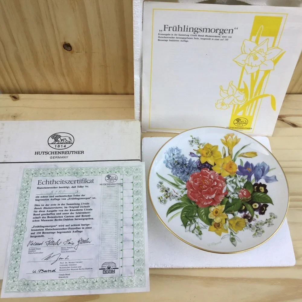 Hutschenreuther  Collection Plate 1987 Box